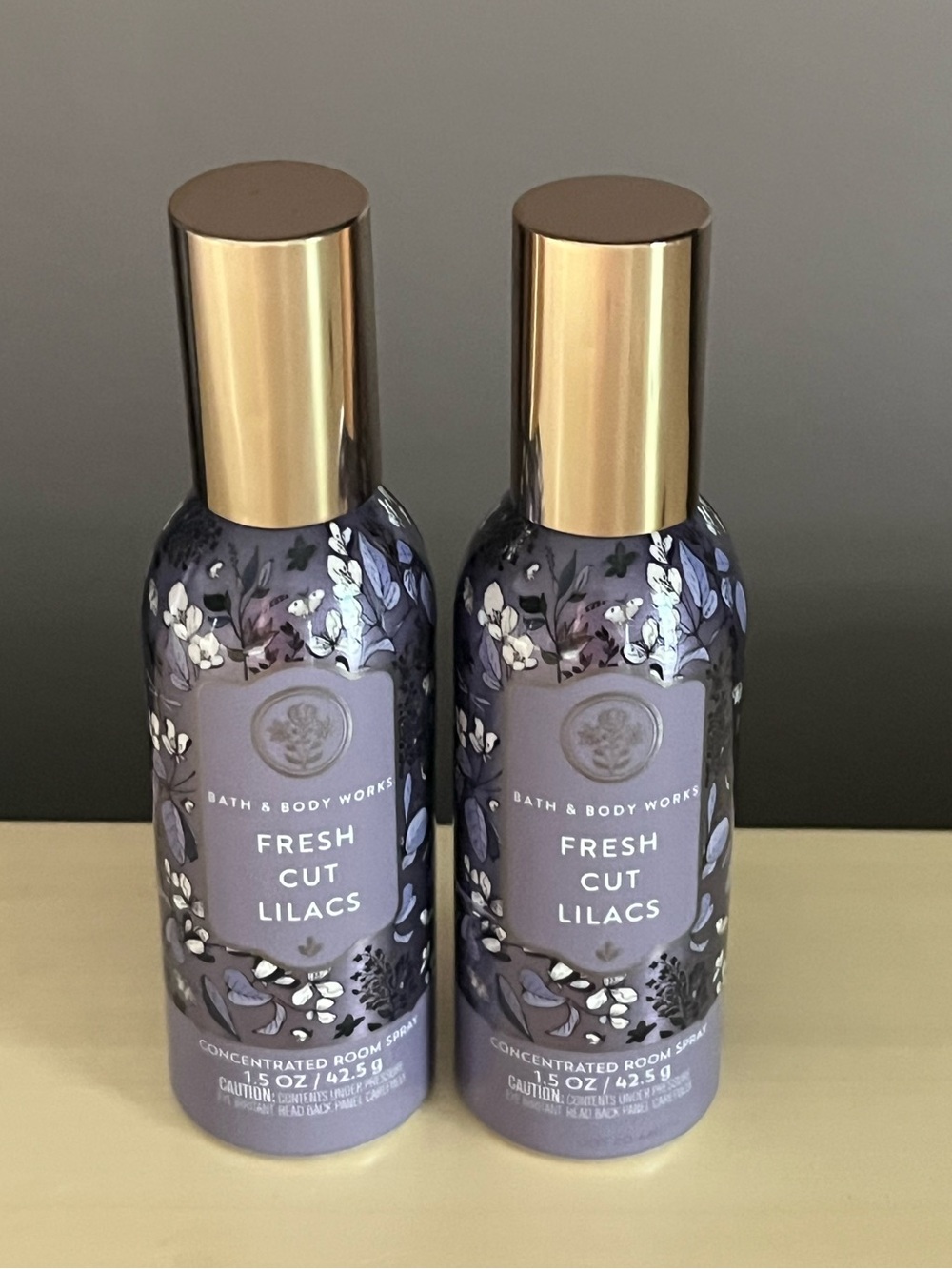 Two White Barn Bath & Body Works Fresh Cut Lilacs Concentrated Room Sprays